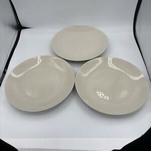 Ikea‎ Dinner Plates 9.5" Tan 20464 Lot Set Of 3